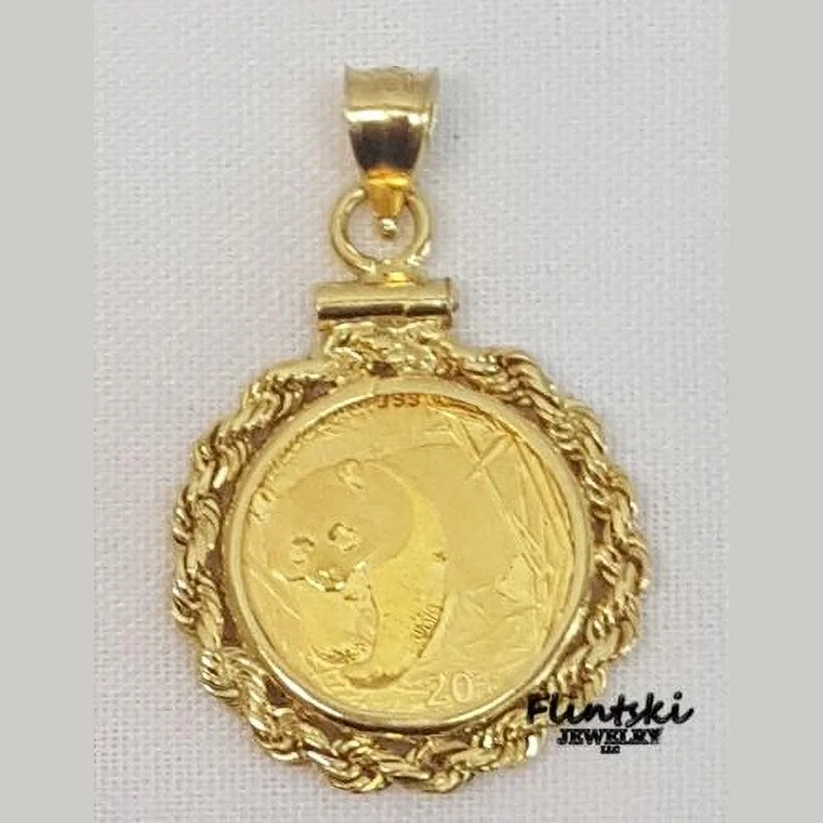 14K Yellow Gold Coin Bezels