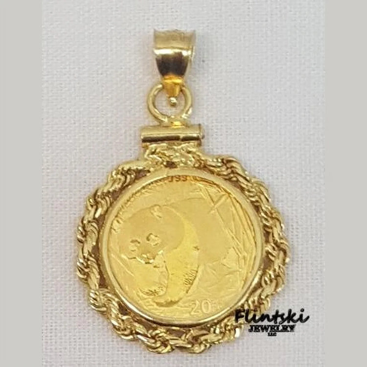 14K Yellow Gold Coin Bezels