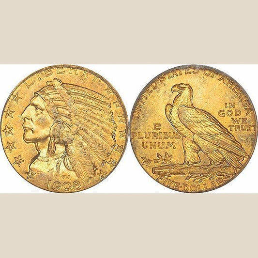 $5.00 Gold Liberty Coin Bezel Frame Mount Pendant 21.57mm x 1.65mm