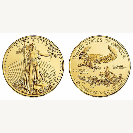 1 oz $50.00 Gold Eagle Sterling Silver Rope Coin Bezel Frame Mount Pendant