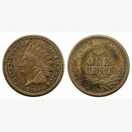 Indian Head Penny Yrs 1859-1864 Sterling Silver Rope Coin Bezel Coin Pendant 19.70mm x 1.90mm