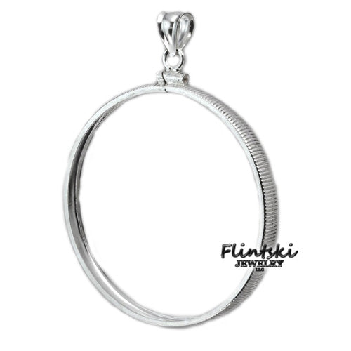 $5.00 Gold Indian Gold Filled Rope Coin Bezel Frame Mount Pendant 21.59mm x 1.40mm