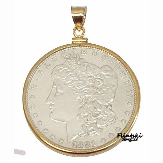 Morgan Silver Dollar Coin Pendant