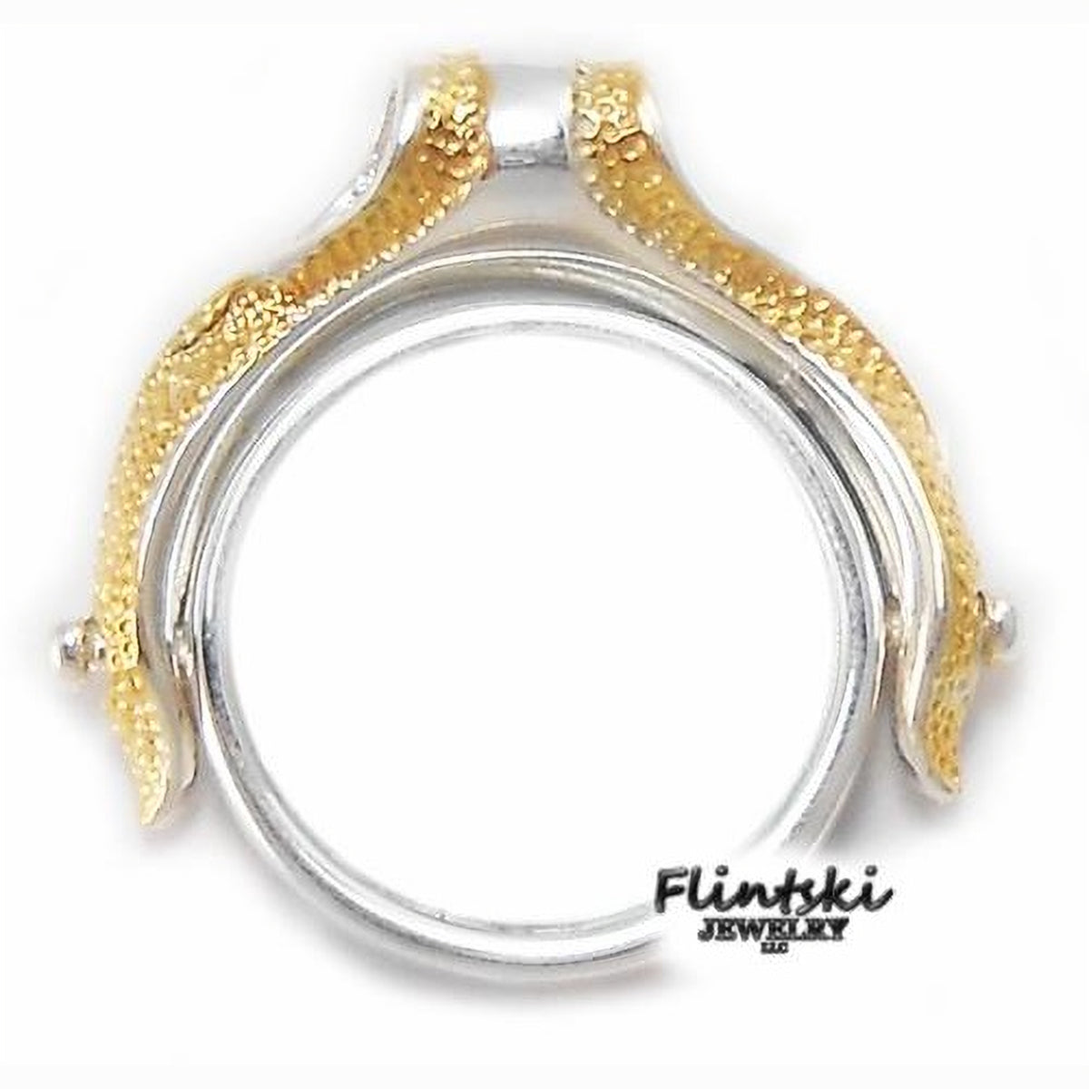 Indian Head Buffalo Nickel Two Toned Swivel Coin Pendant 21.10mm x 2.00mm